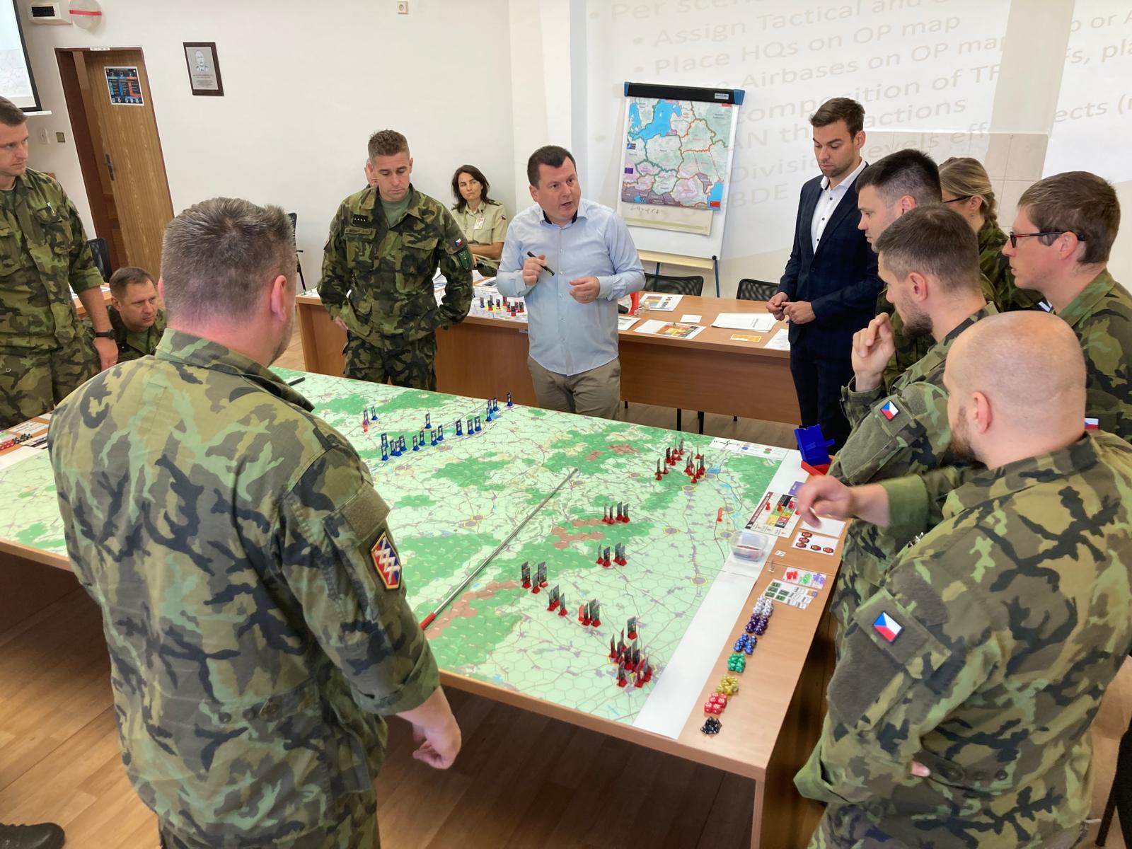 Právě si prohlížíte Válečná hra v rámci 71. kurzu pro vyšší důstojníky