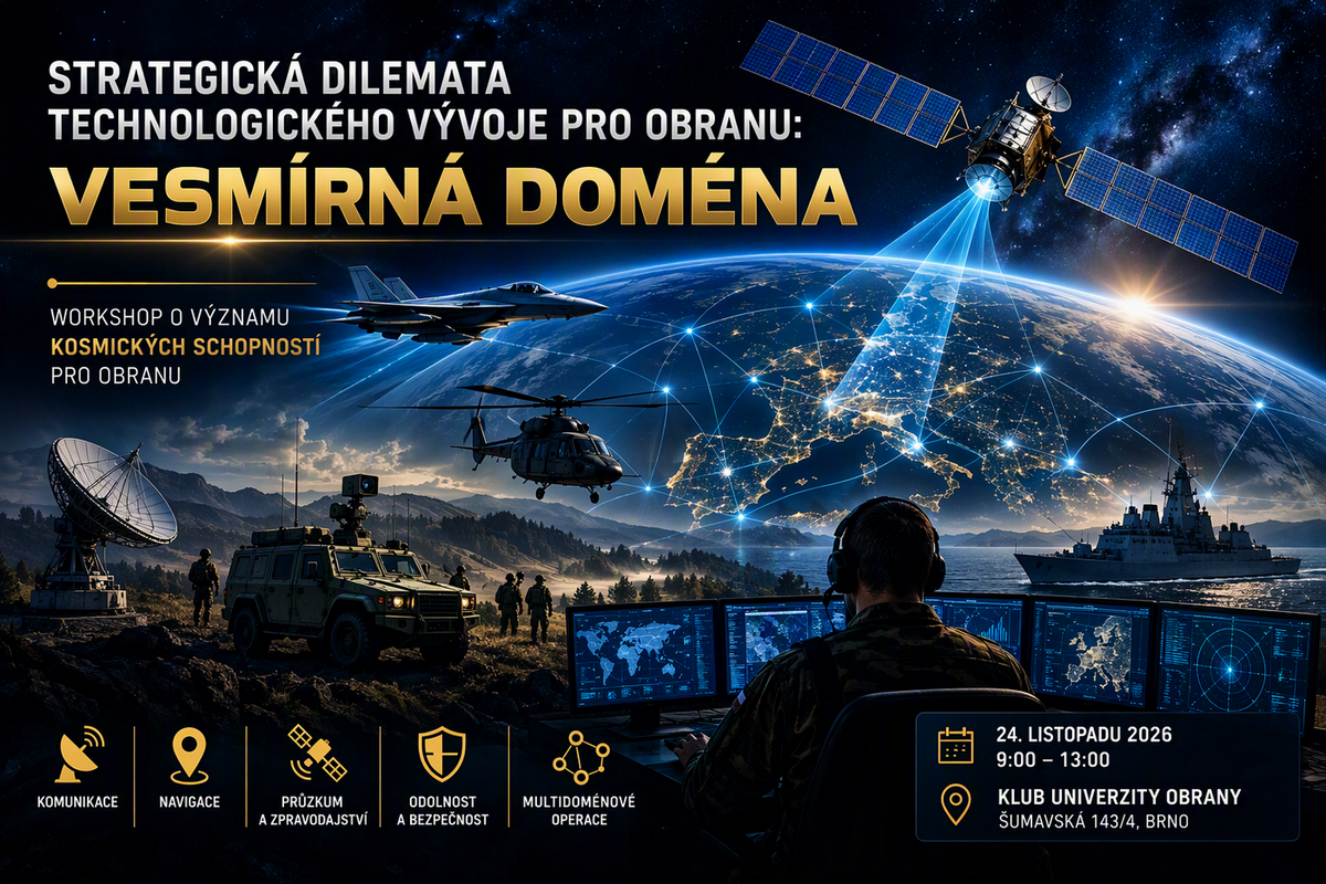 Přečtete si více ze článku Workshop “Strategická dilemata technologického vývoje pro obranu: Vesmírná doména”